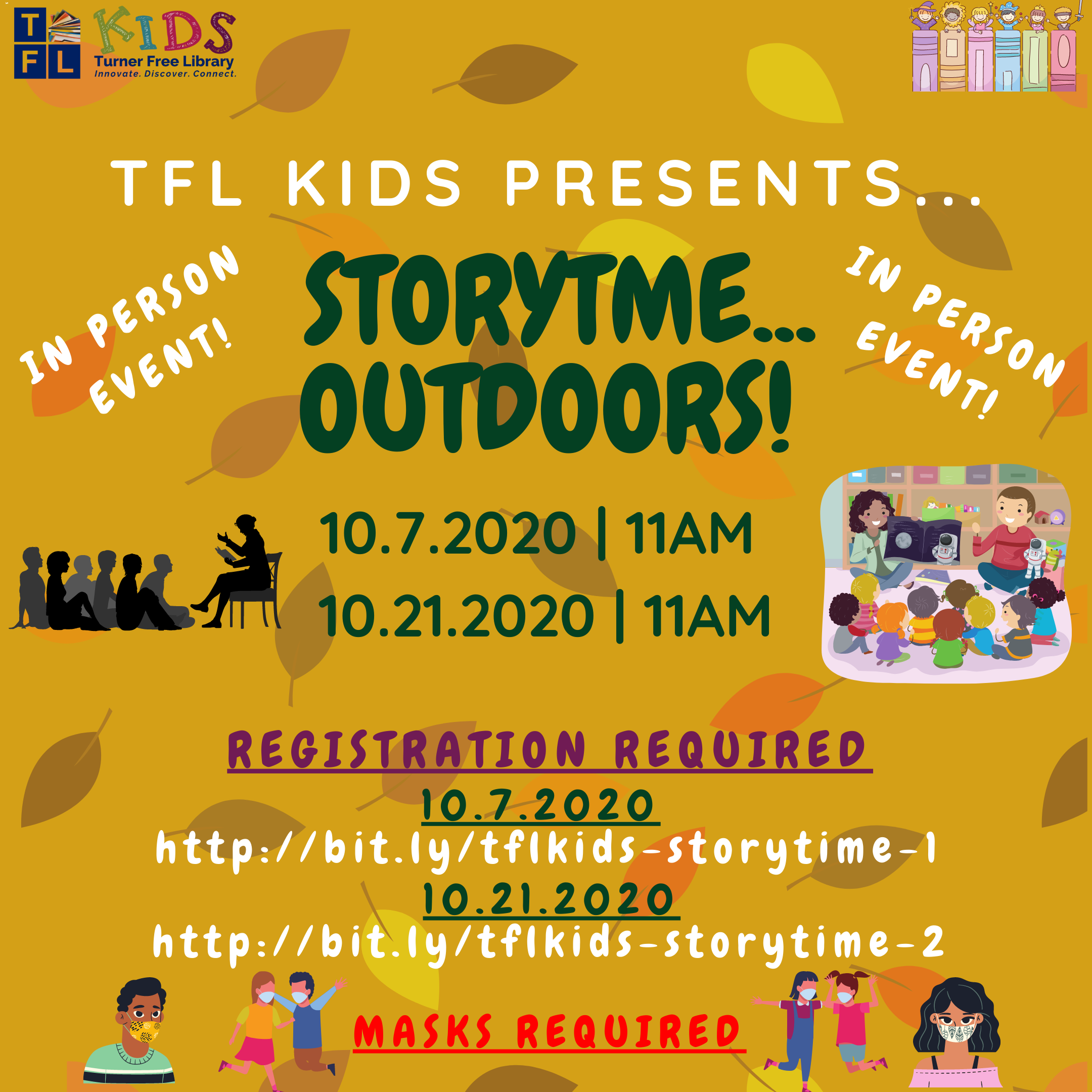 TFL Kids Presents... Storytime Outdoors!