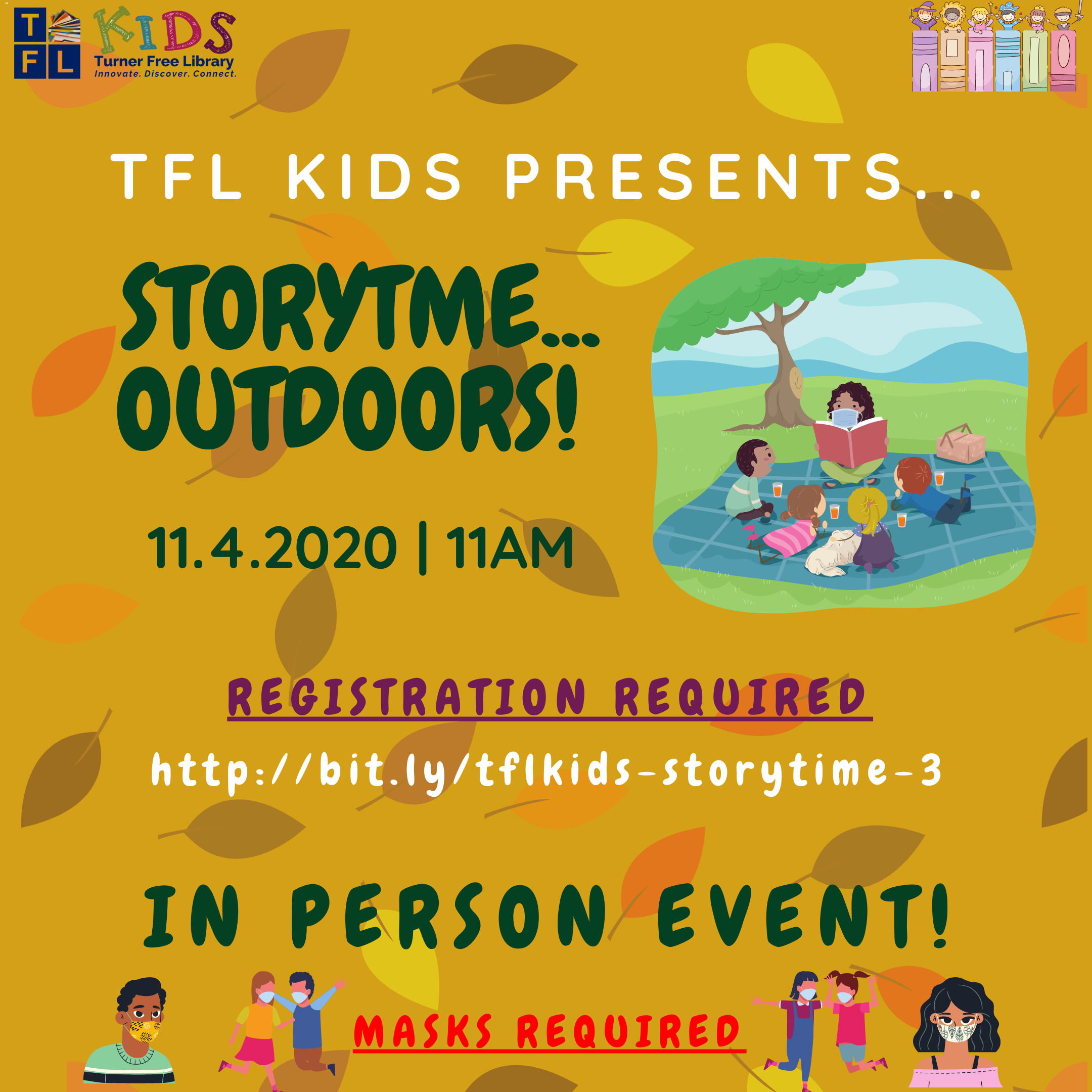 Storytime Outdoors flyer