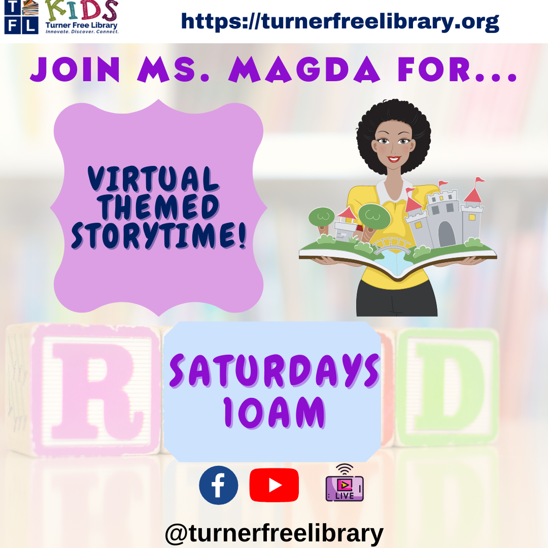 Virtual Themed Storytime Flyer