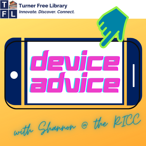 Device Advice with Shannon @ the RICC Logo