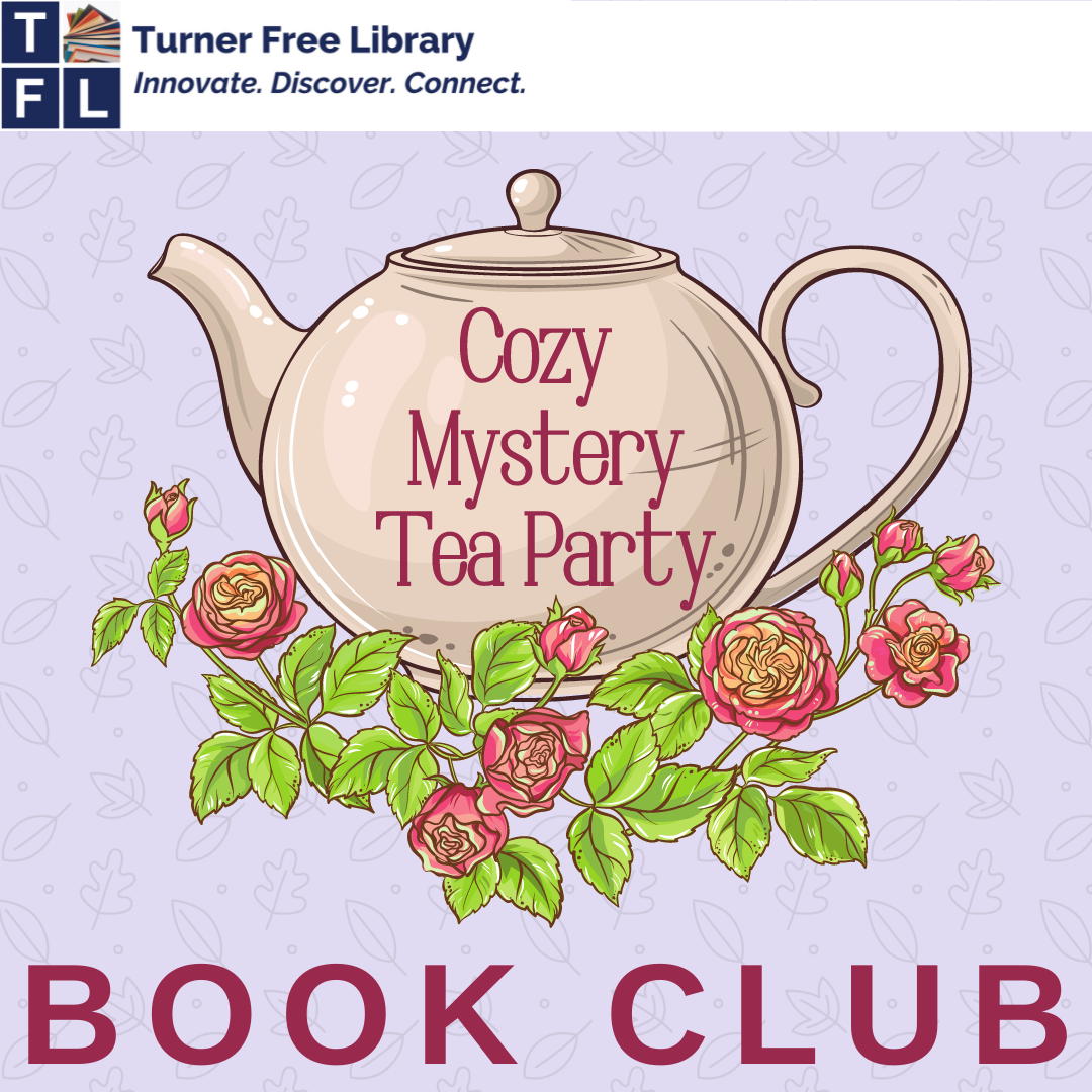 Cozy Mystery Tea Party Logo
