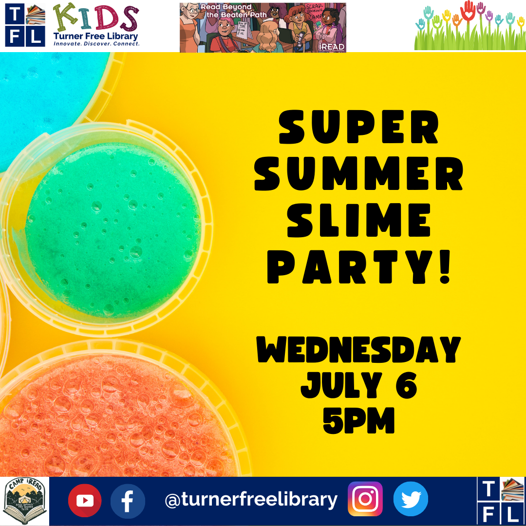 Super Summer Slime Party Flyer
