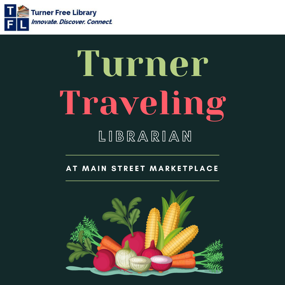 Turner Traveling Librarian at Main Street Marketplace Logo