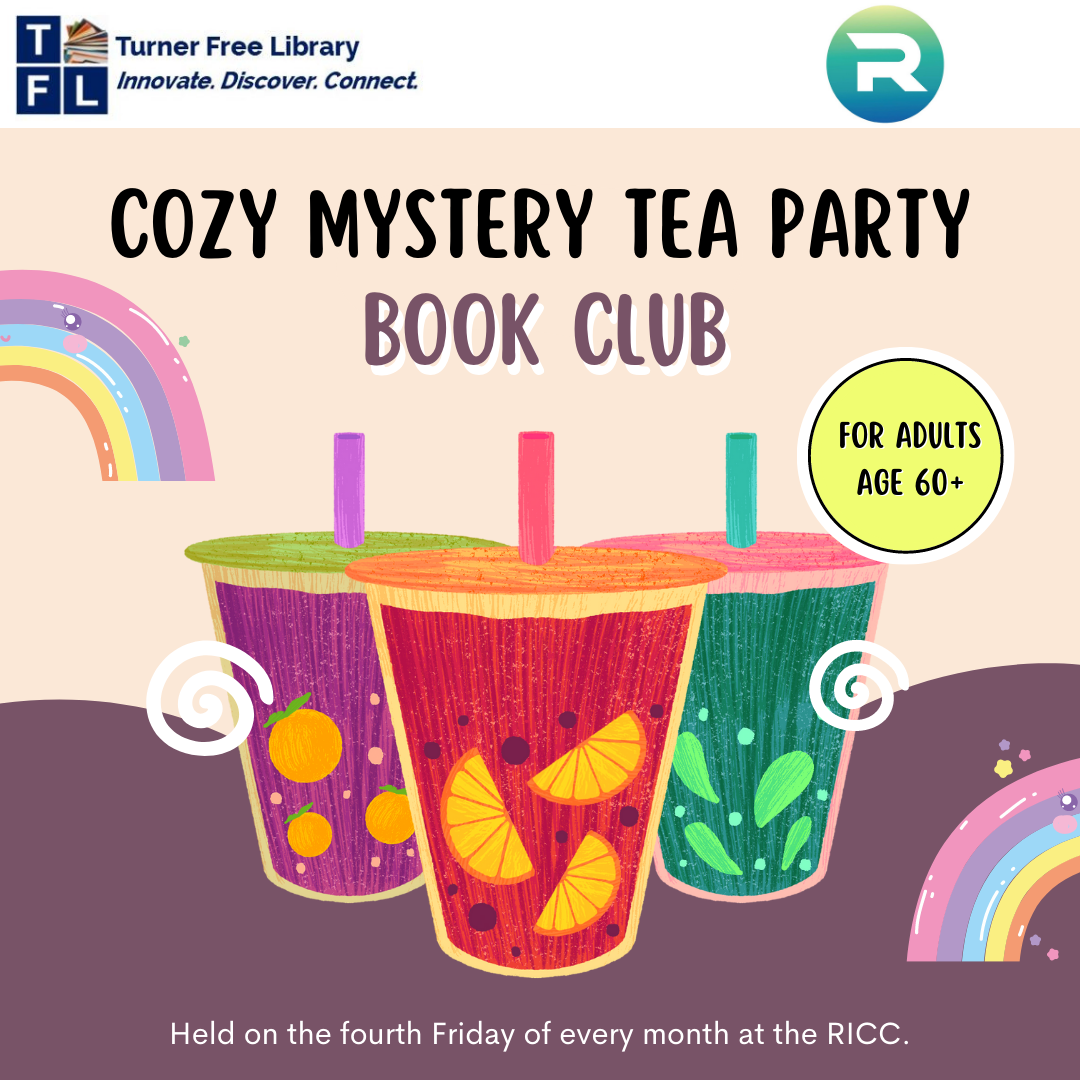 2023 Cozy Mystery Tea Party Book Club Logo