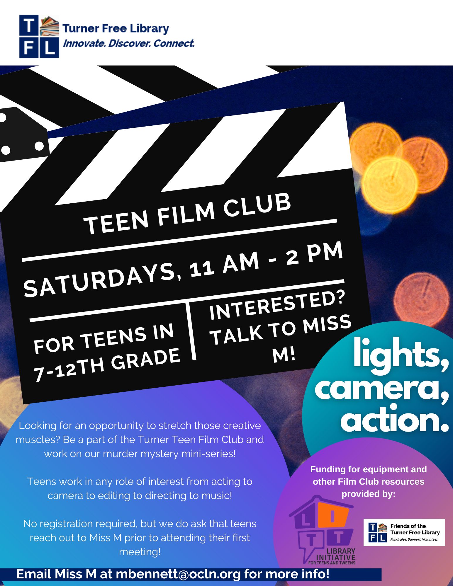 Teen Film Club Flyer