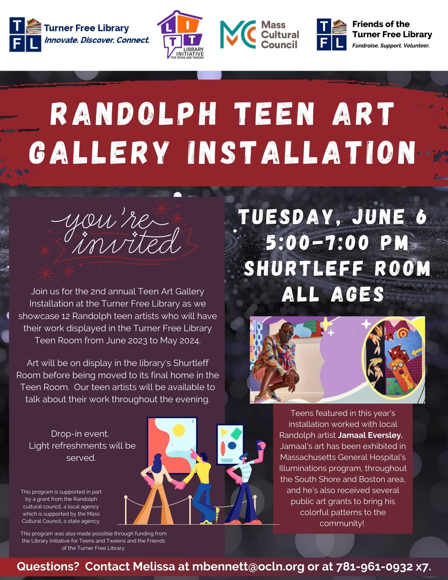 Teen Art Gallery Installation