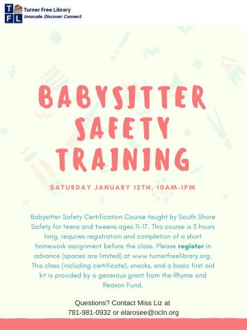 Babysitter Safety Certification