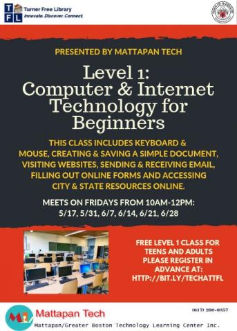 Mattapan Tech Level 1 Computer Class