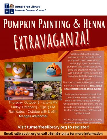 Pumpkin Painting & Henna Extravaganza