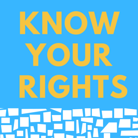 Know Your Rights English Logo