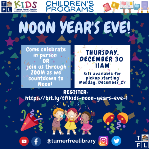 TFL Kids Presents... Noon Year's Eve! Flyer