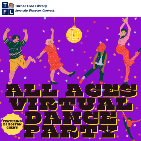 All Ages Virtual Dance Party Logo