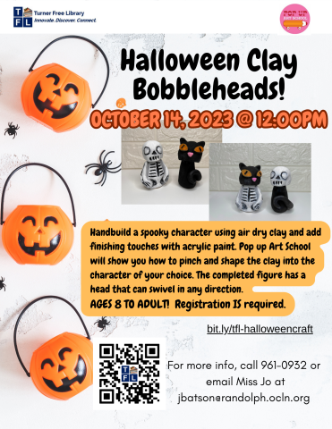 Halloween Clay Bobblehead