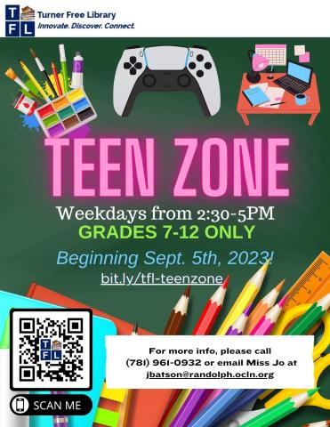 Teen Zone Flyer