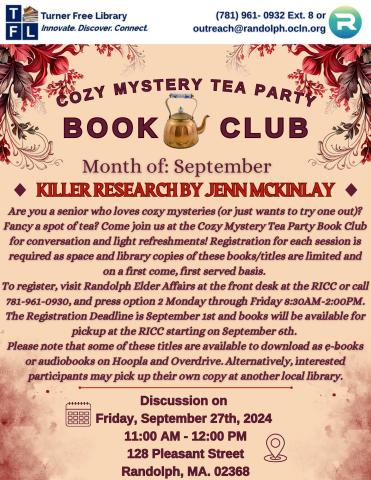 Cozy Mystery Tea Party 