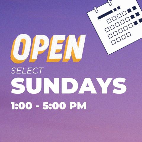 Select Sunday openings