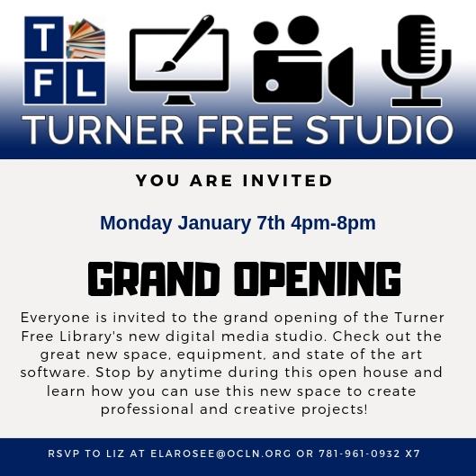 Turner Free Studio Grand Opening