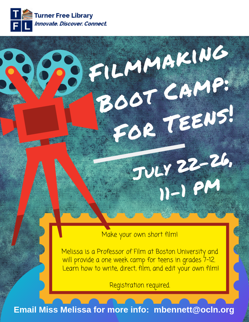 Filmmaking Boot Camp: For Teens!