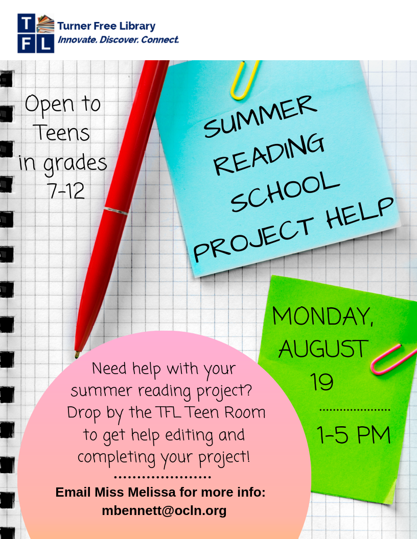Summer Reading School Project Help