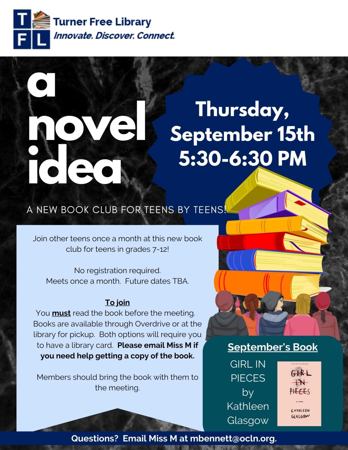 Flyer of A Novel Idea program