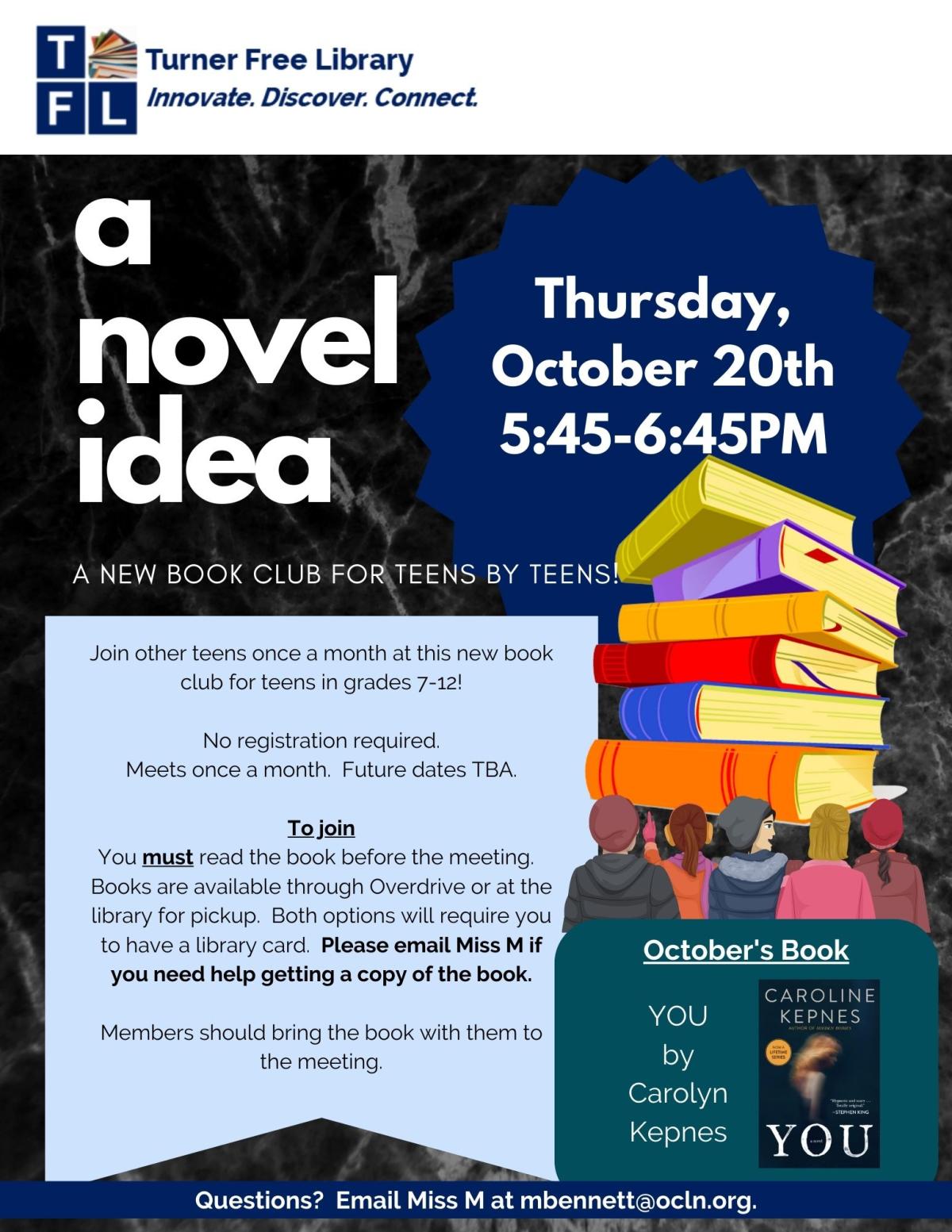 Flyer of A Novel Idea program