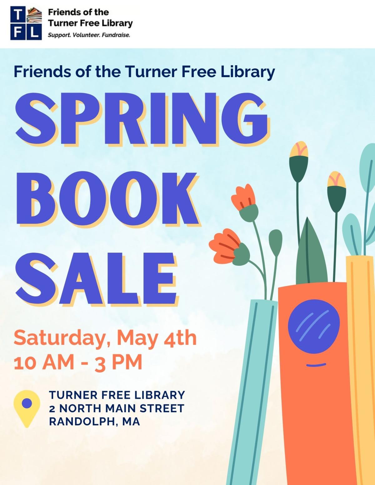 Spring book sale