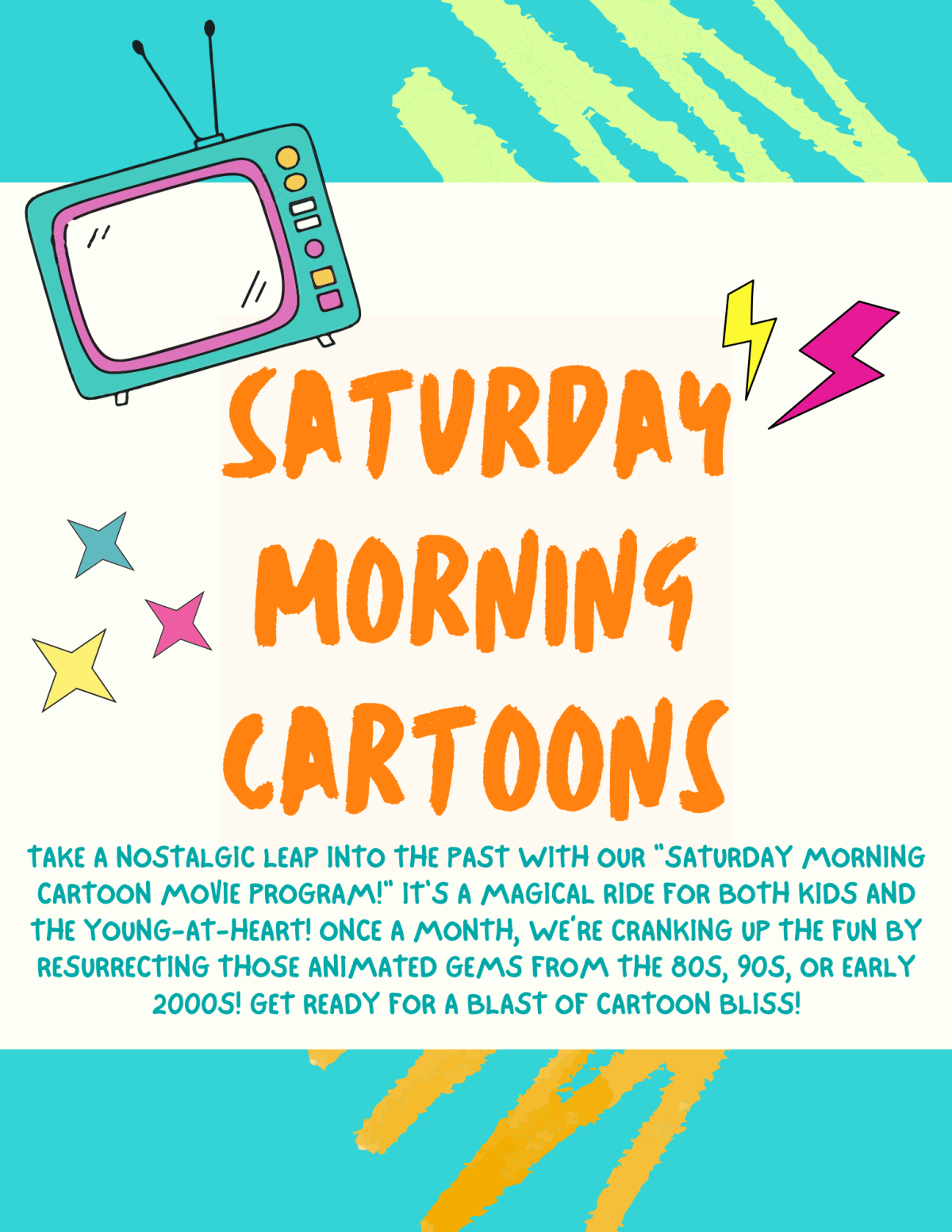 Saturday morning cartoons