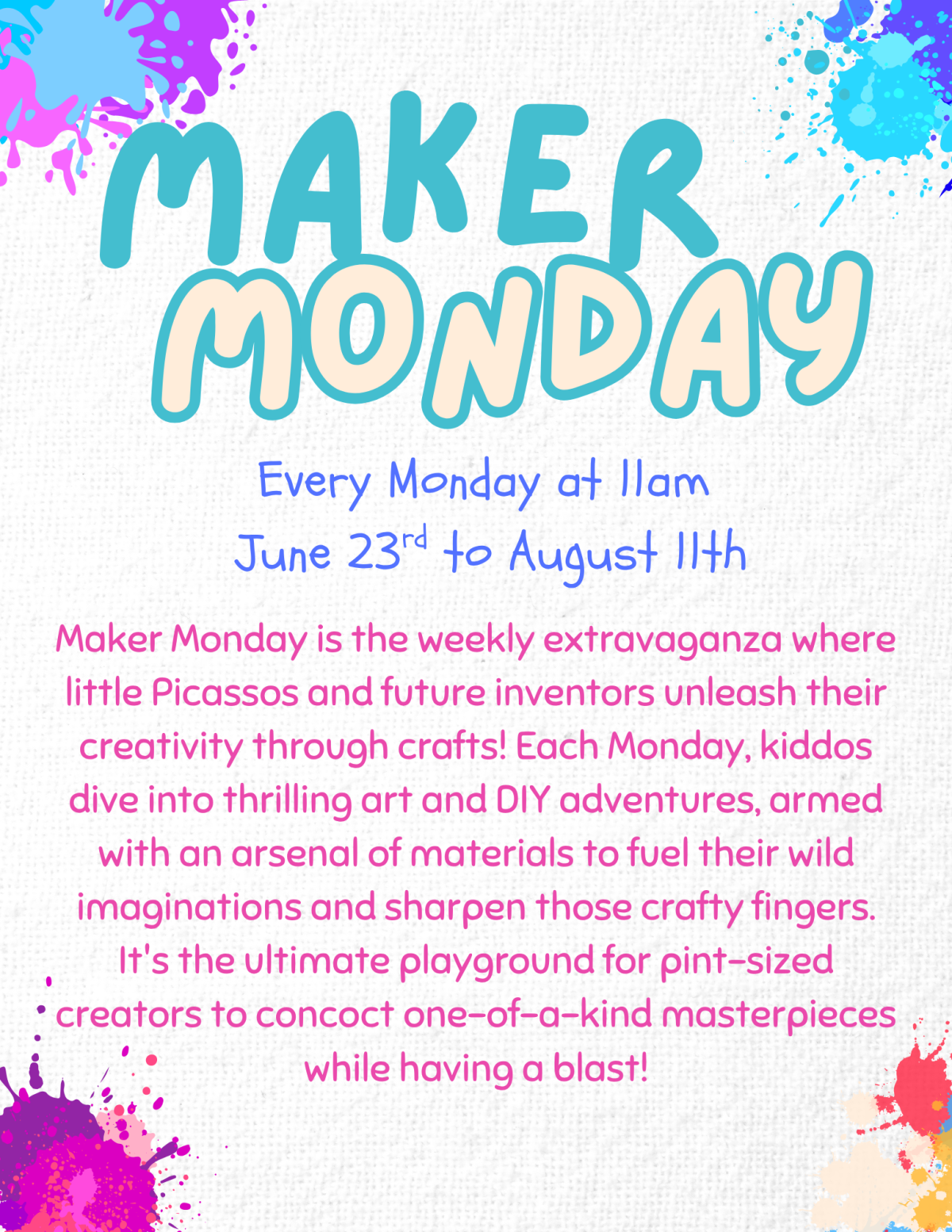 Maker Monday